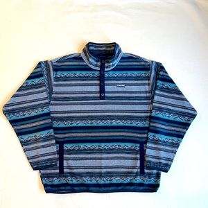Men’s XXL CINCH 1/4 Snap Southwest Print Fleece Pullover EUC
